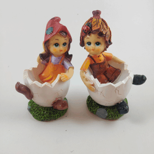 Pen holder Egg Girl (Pair)