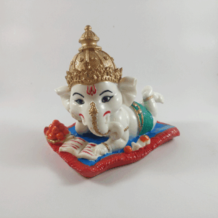 Resine Sleeping Ganesh
