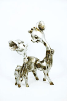 Vintage Mom & Baby Deer Figurine