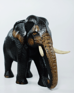 Wooden Jungle Blessing Elephant