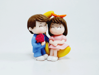 Cute Couples on Moon