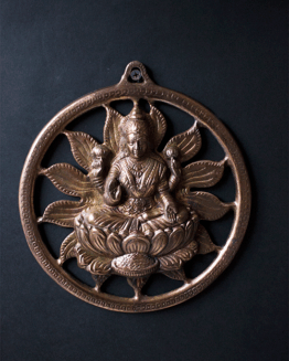 Metal Lakshmi Wall Hanging