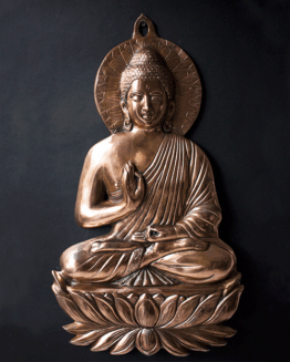 Metal Blessing Buddha Wall Hanging