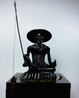 Wooden Fisherman sitting
