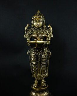 Brass Deepam Lady