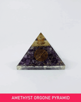 Amethyst Orgone Pyramid