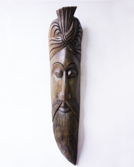 Handicraft Wood Face Mask
