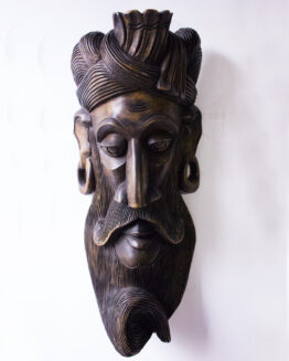 Handicraft Wood Face Mask