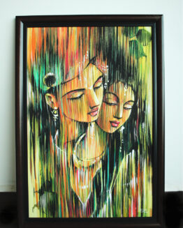 Radha Krishan Digital Wall Painting