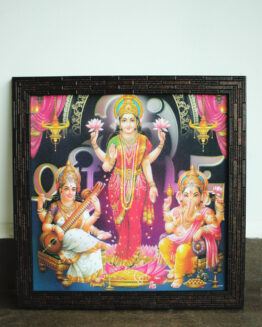 Ganesh Luxmi Saraswathy Digital Wall Painting